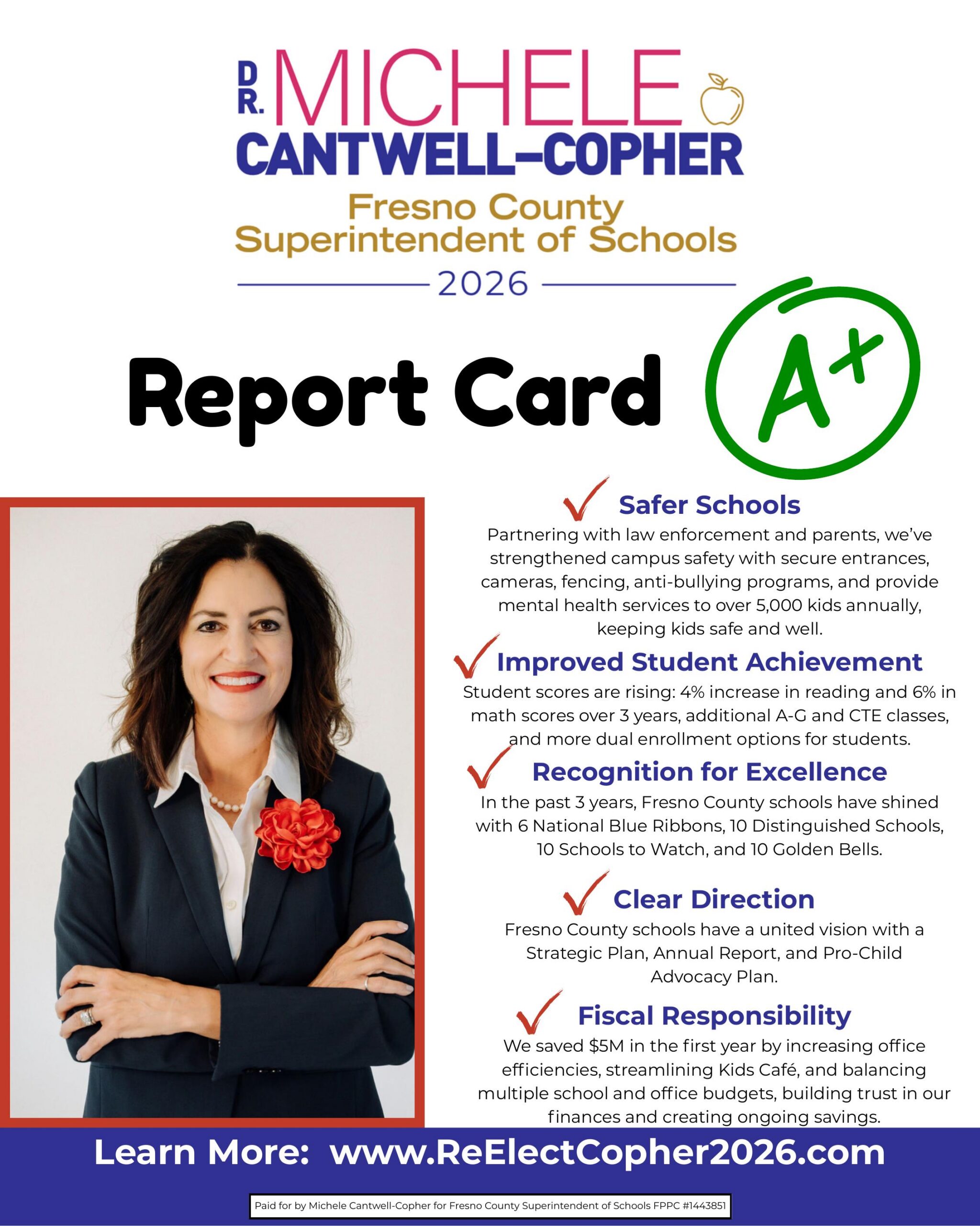 Michele Cantwell-Copher A+ Flyer - English